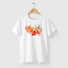 Camiseta Folhas de Outono branca algodão premium - ASAS