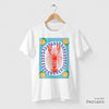 Camiseta Nações Itália Lagosta branca algodão peruano - ASAS