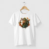 Camiseta LeÃo Folhas branca algodão premium - ASAS