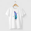 Camiseta Pena e Pássaros branca algodão premium - ASAS