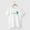 Camiseta Arara Blue branca algodão premium - ASAS