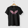 Camiseta Asas Pink preta algodão premium - ASAS