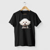 Camiseta Baby Pet preta algodão premium - ASAS