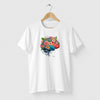 Camiseta Brain Flower branca algodão premium - ASAS