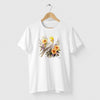 Camiseta Calopsita Floral branca algodão premium - ASAS