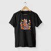 Camiseta Cat Paper preta algodão premium - ASAS