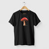 Camiseta Cogumelo preta algodão premium - ASAS