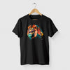Camiseta Graphic Lion preta algodão premium - ASAS