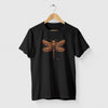 Camiseta Libelula Gold preta algodão premium - ASAS