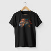 Camiseta Lion Color preta algodão premium - ASAS