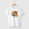 Camiseta Onça Aquarela branca algodão premium - ASAS