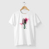 Camiseta Pink Vintage Mic branca algodão premium - ASAS