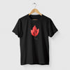 Camiseta Red Leaf preta algodão premium - ASAS