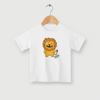 Camiseta Infantil - Monstrinho LEO - BRANCA - Algodão 100%