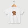 Camiseta Infantil Personalizada - NOME E MONSTRINHOS - Algodão 100%