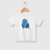 Camiseta Infantil - Monstrinho PUFF - BRANCA - Algodão 100%