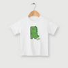 Camiseta Infantil - Monstrinho REX - BRANCA - Algodão 100%