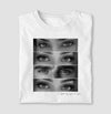 Camiseta Dia dos Namorados Olhares branca algodão 100% - ASAS