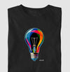 Camiseta Lâmpada Color preta algodão premium - ASAS