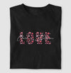 Camiseta Dia dos Namorados Kisses preta algodão 100% - ASAS