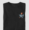Camiseta Robô Ted e Marinho preta algodão premium - ASAS