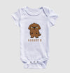 Body Infantil Personalizada - NOME E MONSTRINHOS - Algodão 100%