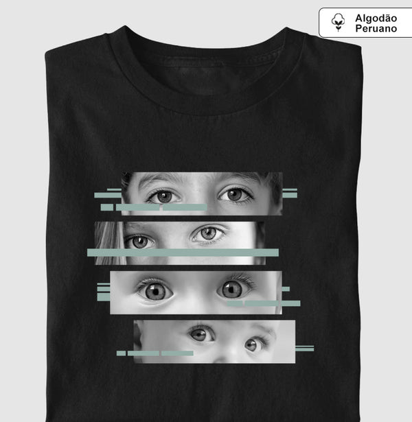Camiseta Olhares dos Filhos algodão peruano - Dia dos Pais ASAS