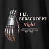 Camiseta I'LL BE BACK - BRANCA - Algodão Peruano