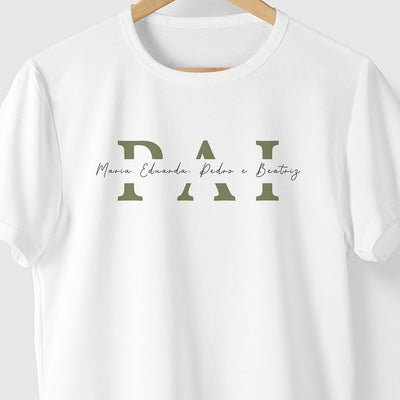 Camiseta Mãe Pai e Filhos algodão 100% - Dia dos Pais ASAS