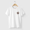 Camiseta BOLA VINTAGE - BRANCA - (100% Algodão)