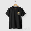 Camiseta CORAÇÃO NATUREZA - PRETA - (ALGODÃO PERUANO)