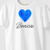Camiseta Personalizada CORAÇÃO FAMÍLIA - BRANCA - Algodão 100%