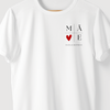 Camiseta Personalizada MÃE MINIMALISTA - BRANCA - Algodão 100%