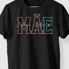 Camiseta Personalizada Mãe 3 Cores - PRETA - Algodão 100%