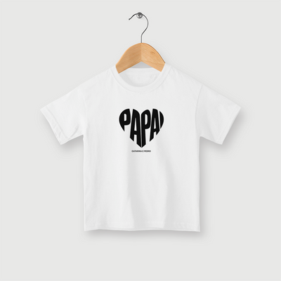 Camiseta Love Papai algodão 100% - Dia dos Pais ASAS