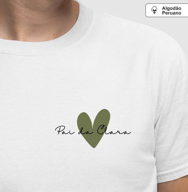 Camiseta Pai Dia dos Pais algodão peruano - Dia dos Pais ASAS